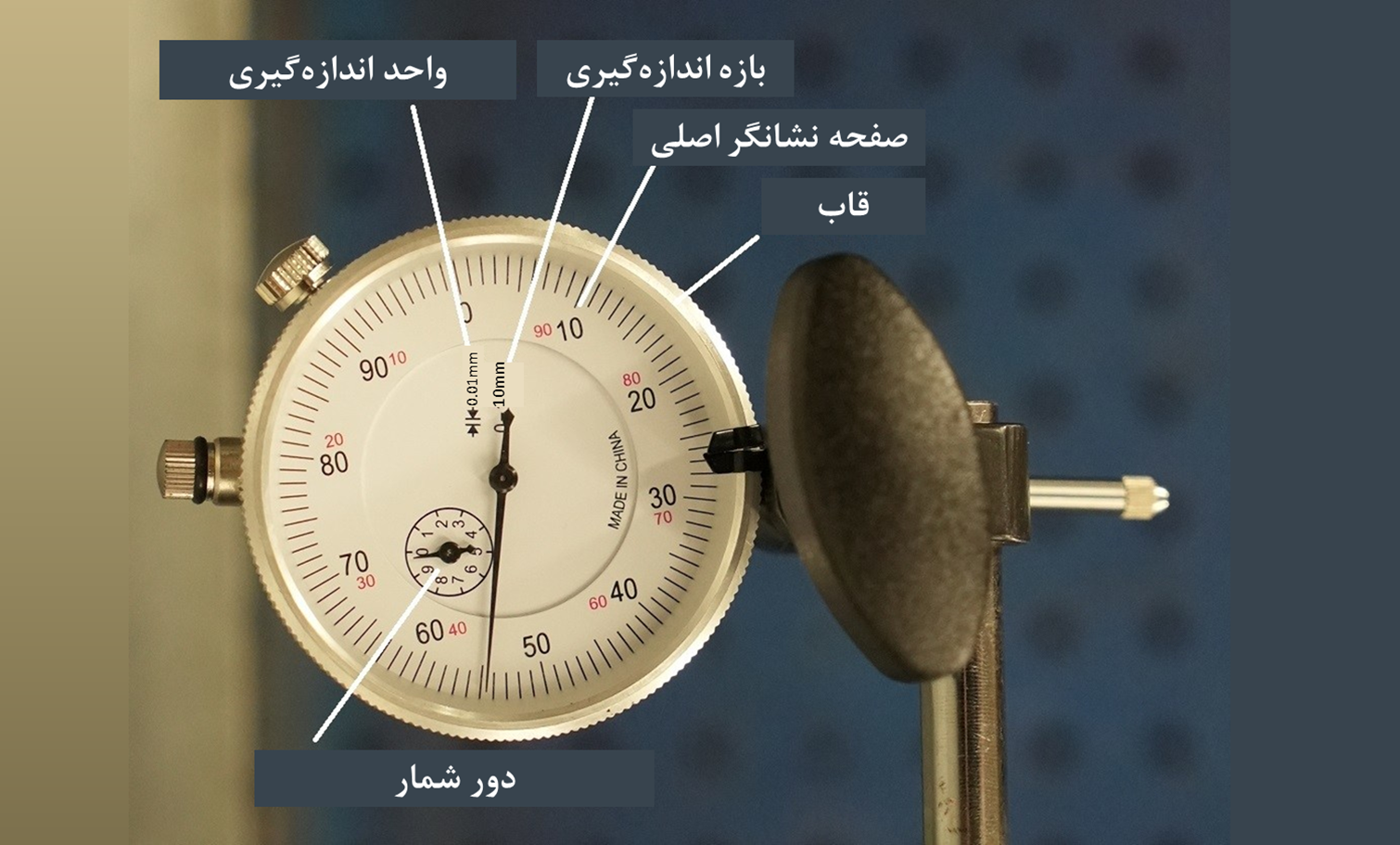اجزاء ساعت اندازه گیری