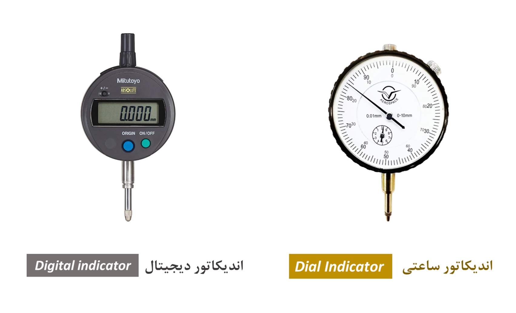 انواع ساعت اندیکاتور ساعتی و دیجیتال