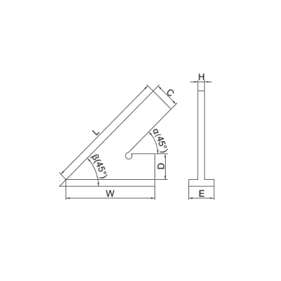 گونیا صنعتی 45 درجه