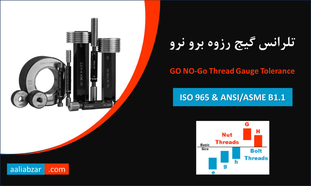تلرانس گیج رزوه برو نرو