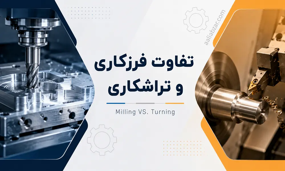 تفاوت فرزکاری و تراشکاری